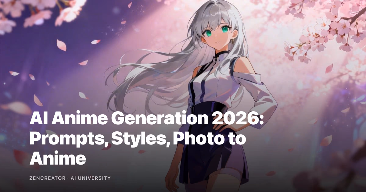 Anime content workflow visual from the source page