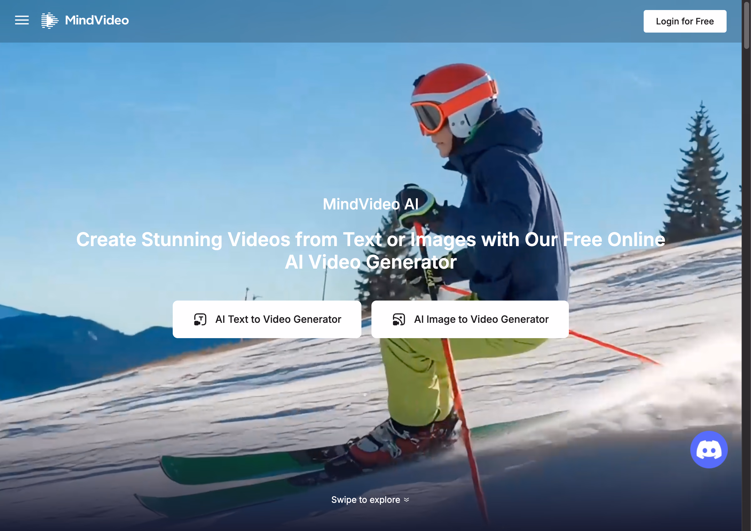 MindVideo homepage visual from the unrestricted AI complete guide source page